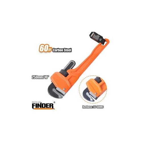 Heavy Duty Pipe Wrench 10" FINDER