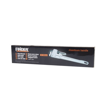 PIPE WRENCH FINDER 18" CROME