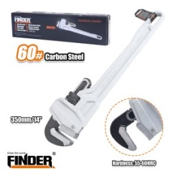 PIPE WRENCH FINDER 14" CROME