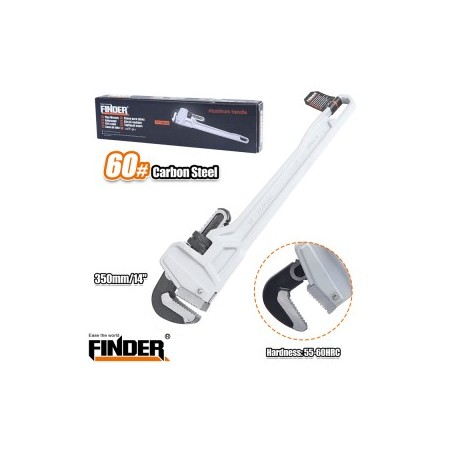 PIPE WRENCH FINDER 14" CROME