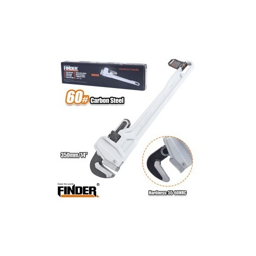 PIPE WRENCH FINDER 14" CROME