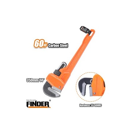 Heavy Duty Pipe Wrench 14" FINDER