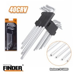 TORX KEY SET LONG FINDER