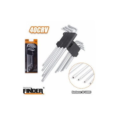 TORX KEY SET LONG FINDER