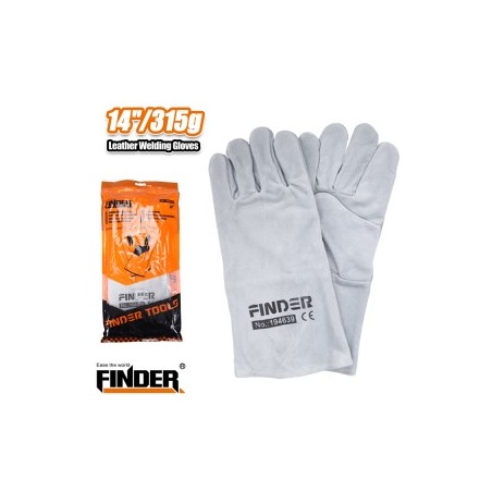 Leather Welding Gloves 14" FINDER