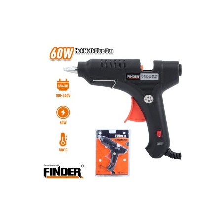 HOT MELT GLUE GUN  60W FINDER