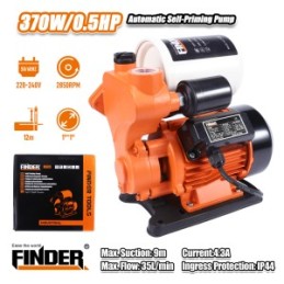 مضخة ماء اوتوماتيك FINDER 370W 0.5HP