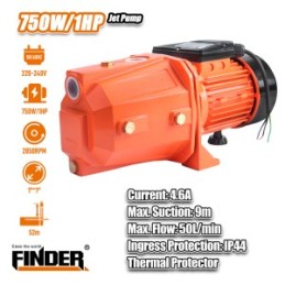 مضخة ماء جت FINDER 1HP 750W