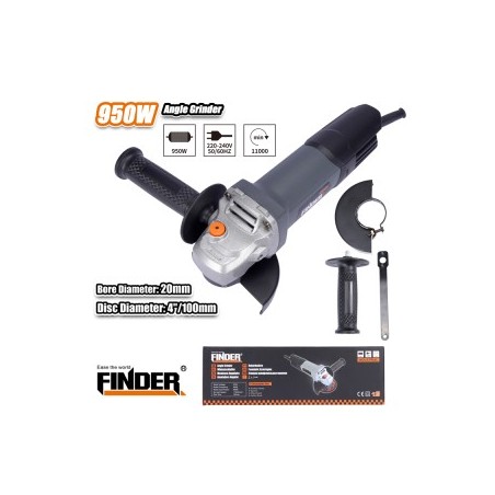 ANGLE GRINDER 4"  950W FINDER