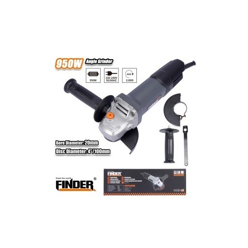 ANGLE GRINDER 4"  950W FINDER