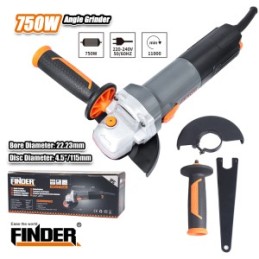 ANGLE GRINDER 4.5" 750W FINDER