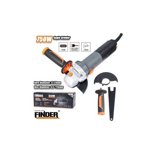 ANGLE GRINDER 4.5" 750W FINDER