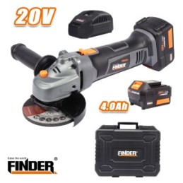 صاروخ شحن  4.5"  FINDER 20V + بطاريتين 20V - 4A و شاحن