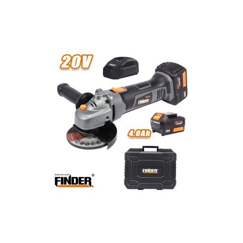 صاروخ شحن  4.5"  FINDER 20V + بطاريتين 20V - 4A و شاحن