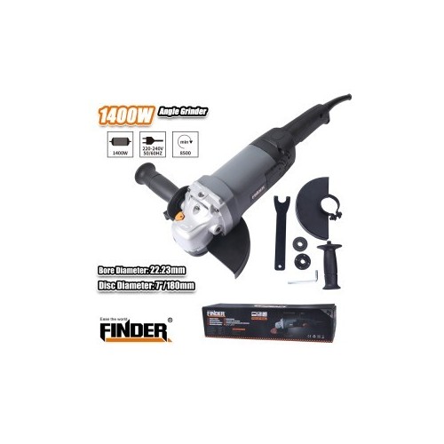 ANGLE GRINDER 7" 1400W FINDER