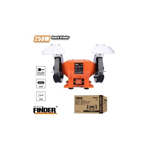 BENCH GRINDER 6" 250W FINDER