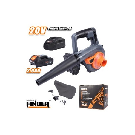 Cordless Blower Set with one battery 20V FINDER