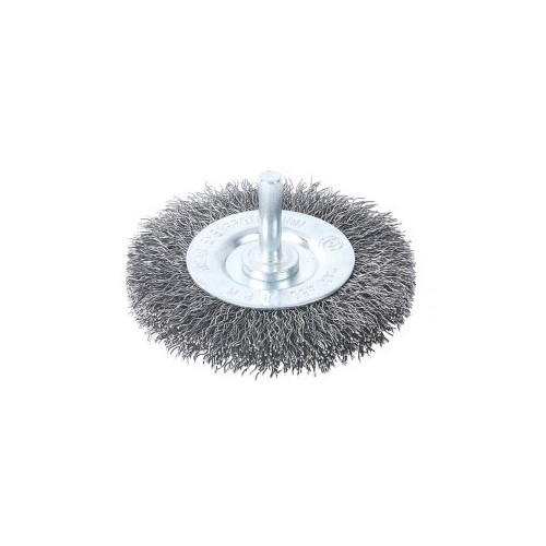 Steel wire wheel brush with shank 4" 100MM