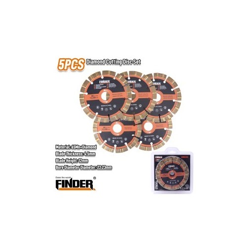 صينية قص طقم 5 قطع 4.5" FINDER