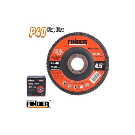 FLAP DISC 4.5" FINDER