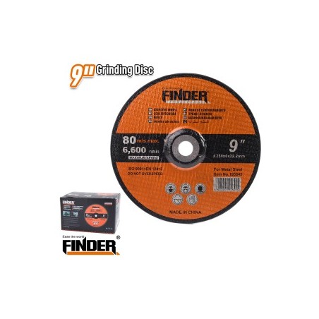 ABRASIVE GRINDING DISC 9" FINDER