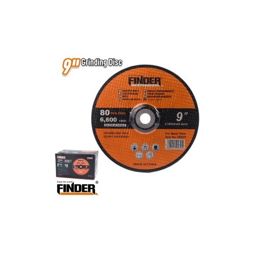 ABRASIVE GRINDING DISC 9" FINDER