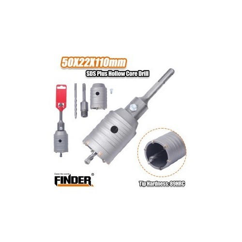 SDS PLUS HOLLOW CORE DRILL 50*22*110MM FINDER