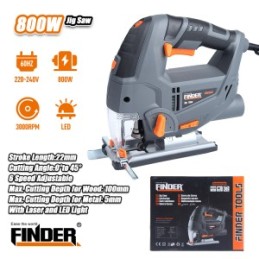 JIG SAW 800W FINDER WITH LASER