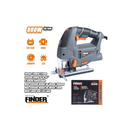 JIG SAW 800W FINDER WITH LASER