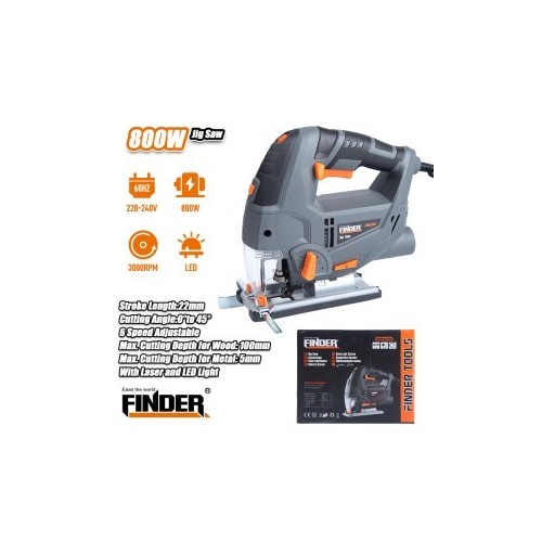 JIG SAW 800W FINDER WITH LASER