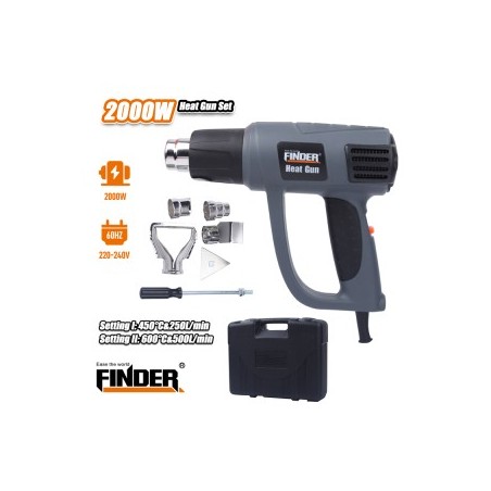 HEAT GUN 2000W FINDER