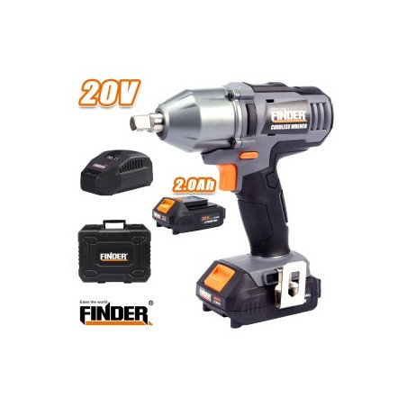 درل شحن فك وتركيب بوكس 1/2" FINDER 20V