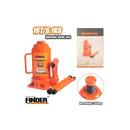 Hydraulic Bottle Jack 16 TON FINDER