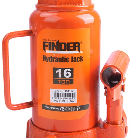 Hydraulic Bottle Jack 16 TON FINDER