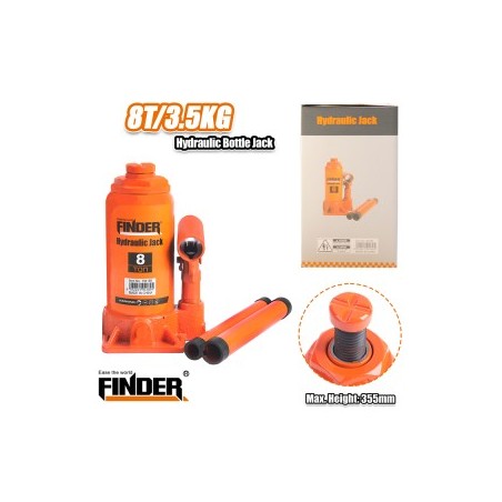 Hydraulic Bottle Jack 8 TON FINDER