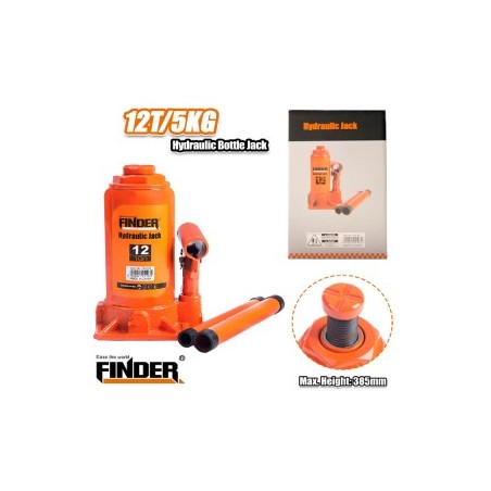 Hydraulic Bottle Jack 12 TON FINDER