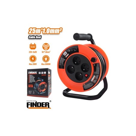 CABLE REEL 25M FINDER