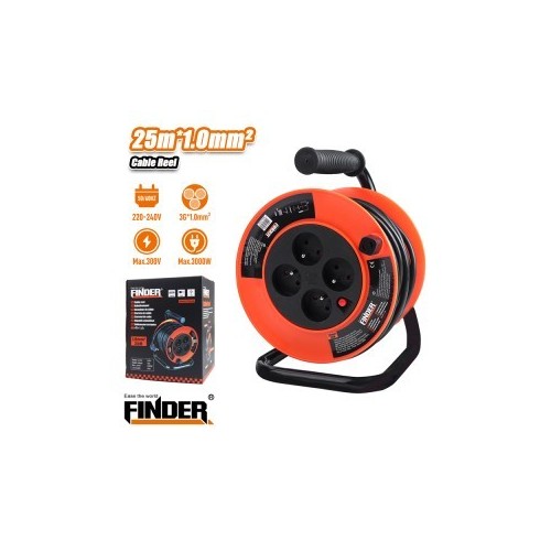 CABLE REEL 25M FINDER