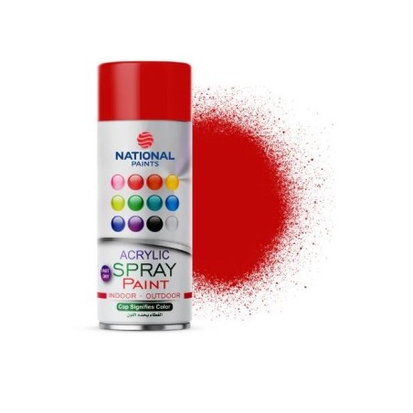 SPRAY PAINT NATIONAL RED