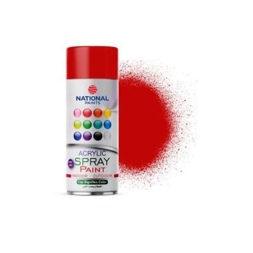 SPRAY PAINT NATIONAL RED