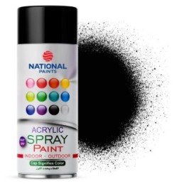 SPRAY PAINT NATIONAL BLACK