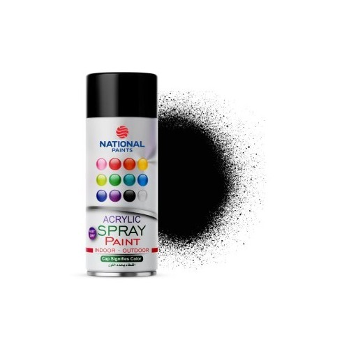 SPRAY PAINT NATIONAL BLACK