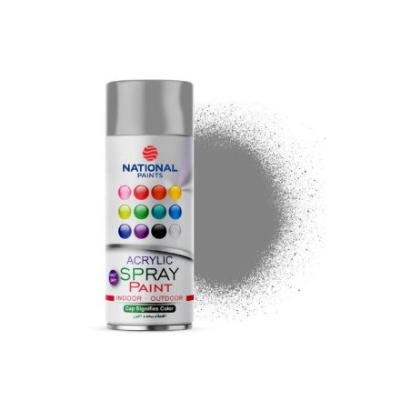 SPRAY PAINT NATIONA  Silver chrome