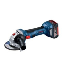 صاروخ شحن 4.5" BOSCH GWS180-LI بطاريتين 0.4 امبير و شاحن