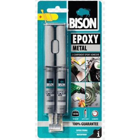 Bison Epoxy Metal Glue 24g