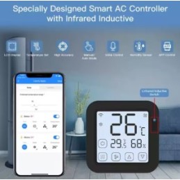 smart IR remote with temperature and humidity sensor