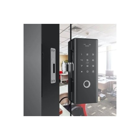 smart glass door lock