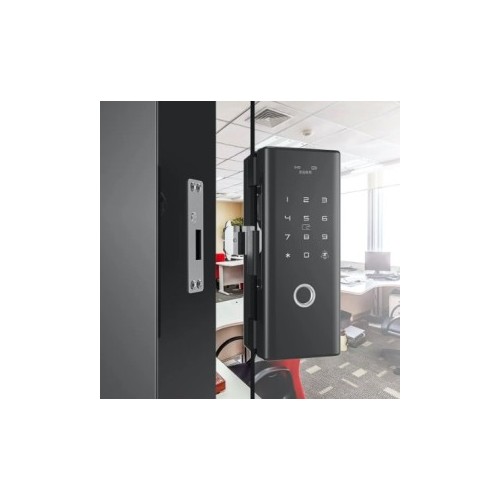 smart glass door lock