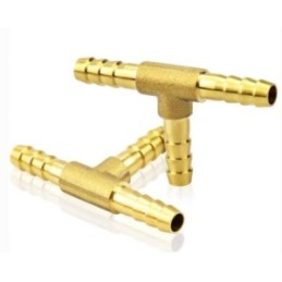 BRASS TEE Tupe 6 mm