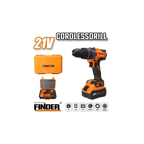 درل شحن FINDER 21V/4.0A/120N/13MM